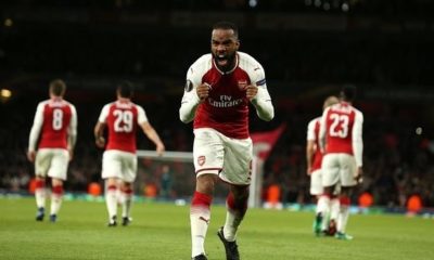 ARSENAL CELEBRATING AGAINST UNITED