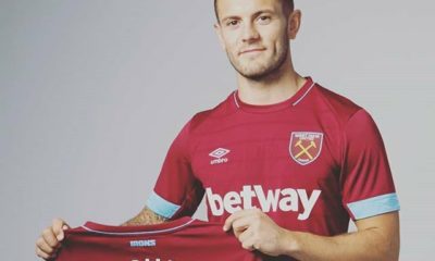 Jack Wilshere In West Ham United Shirt